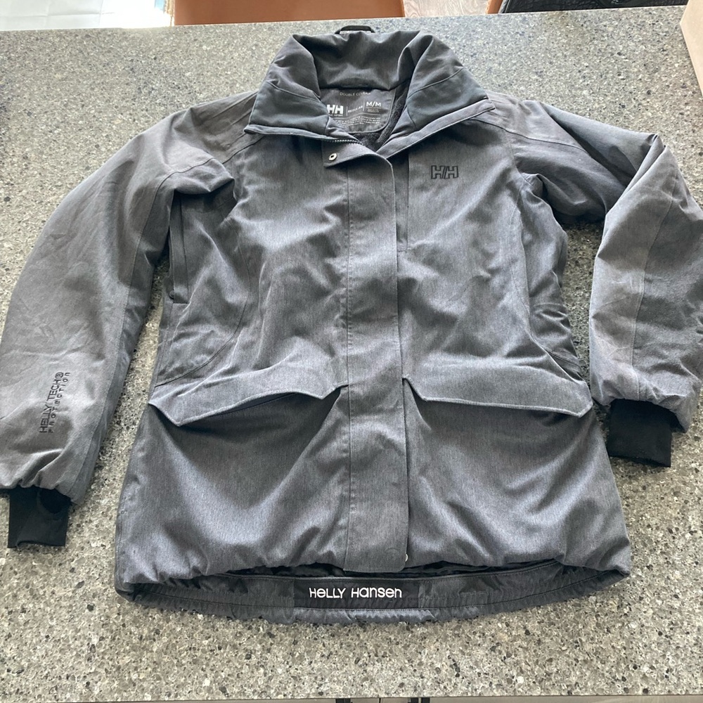 Helly Hansen Grey Winter Jacket- SZ M